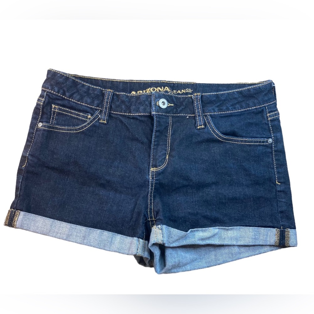 Arizona Jean Co women’s mid rise jean shorts 9